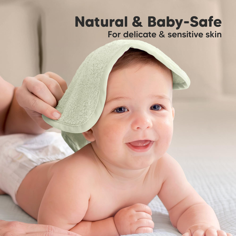 KeaBabies washcloths gently exfoliate delicate skin for a clean feel.