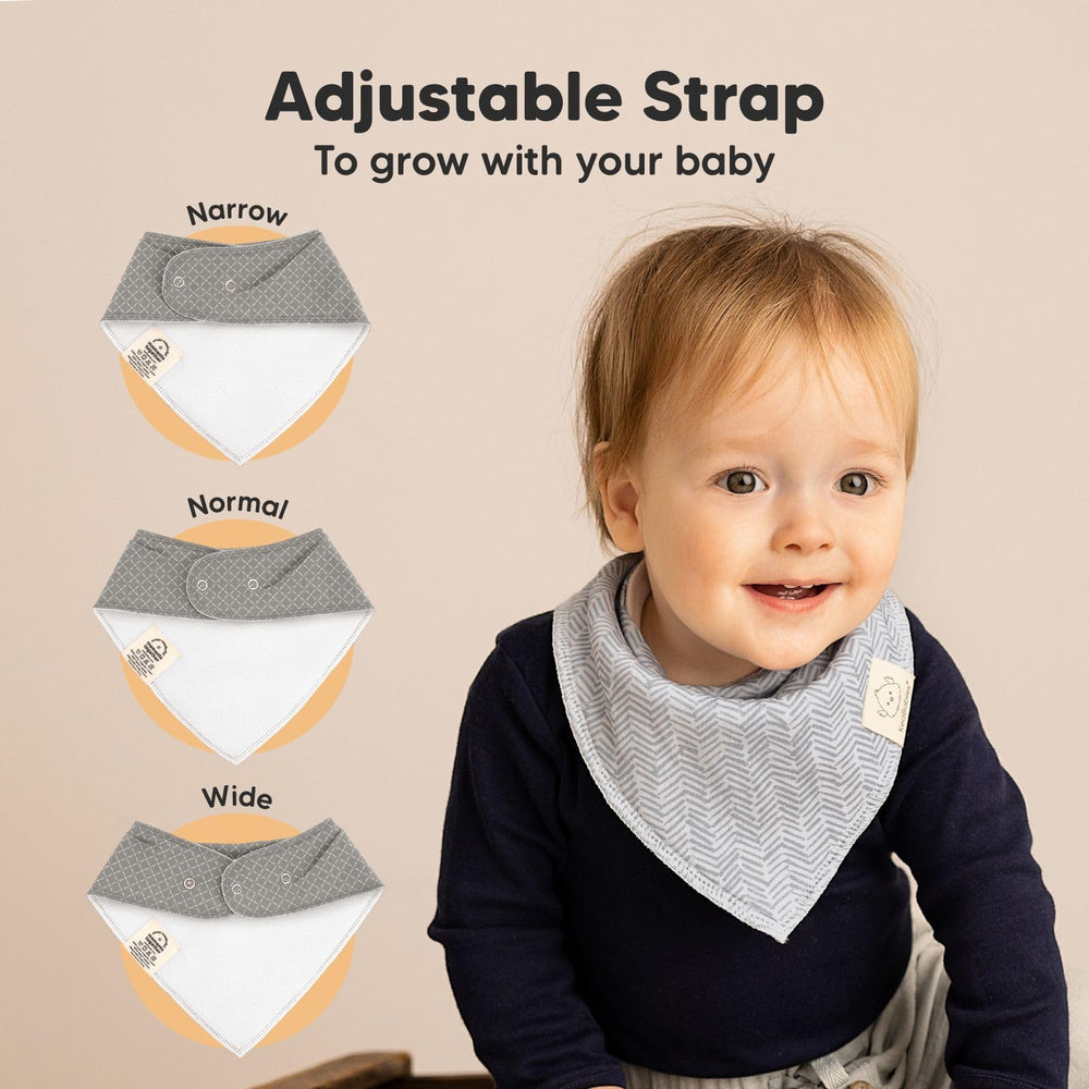KeaBabies soft fleece backing adds extra protection against dampness