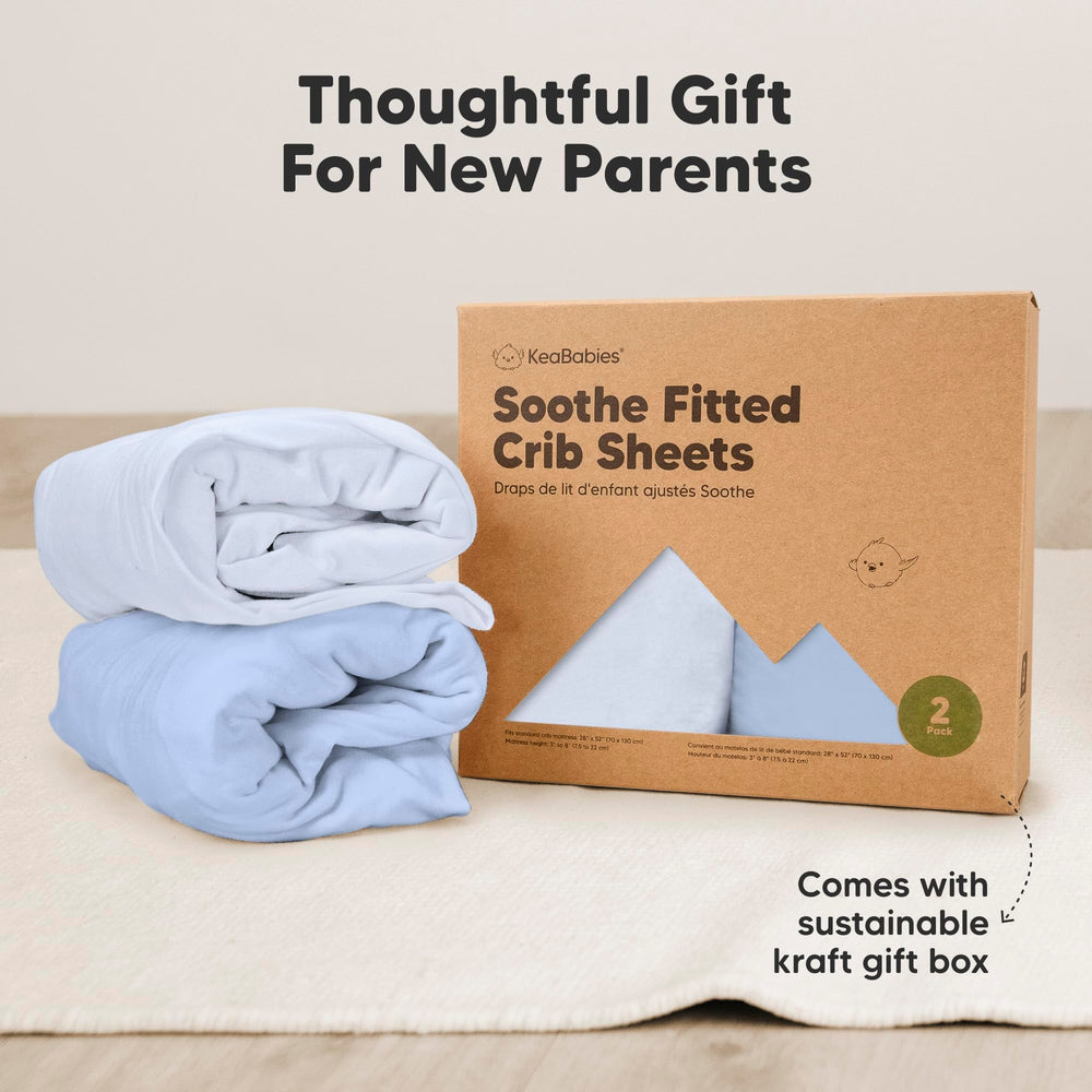KeaBabies soft sheets support cozy naps for babies and toddlers