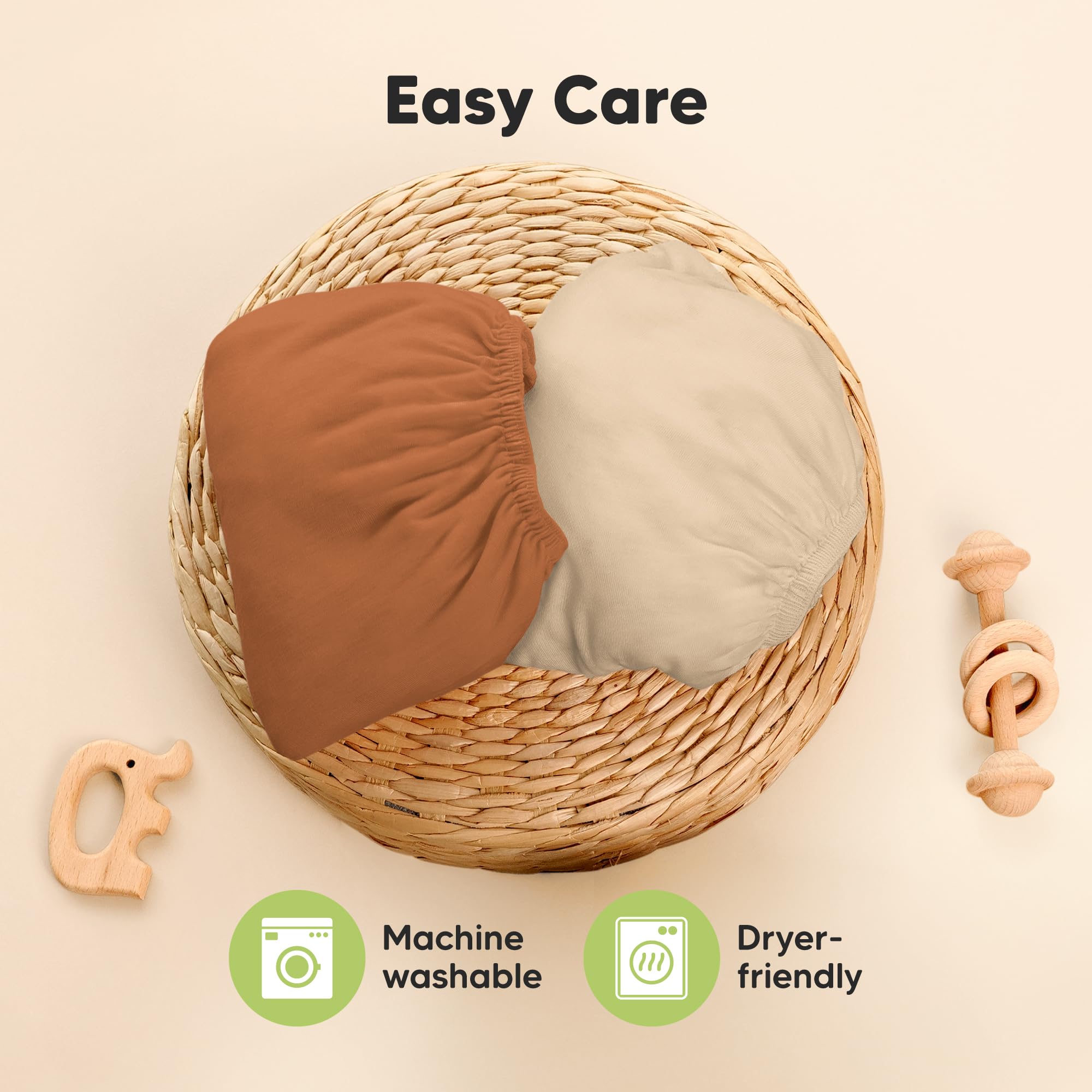 KeaBabies soft skin-friendly sheet gentle for baby skin