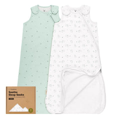 KeaBabies Soothe Sleep Sack in bunny design offers breathable comfort