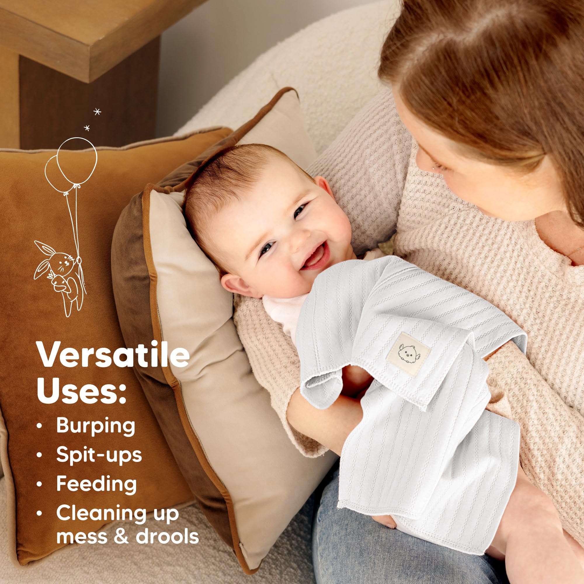 KeaBabies Stria newborn essentials packaged in gift-ready box