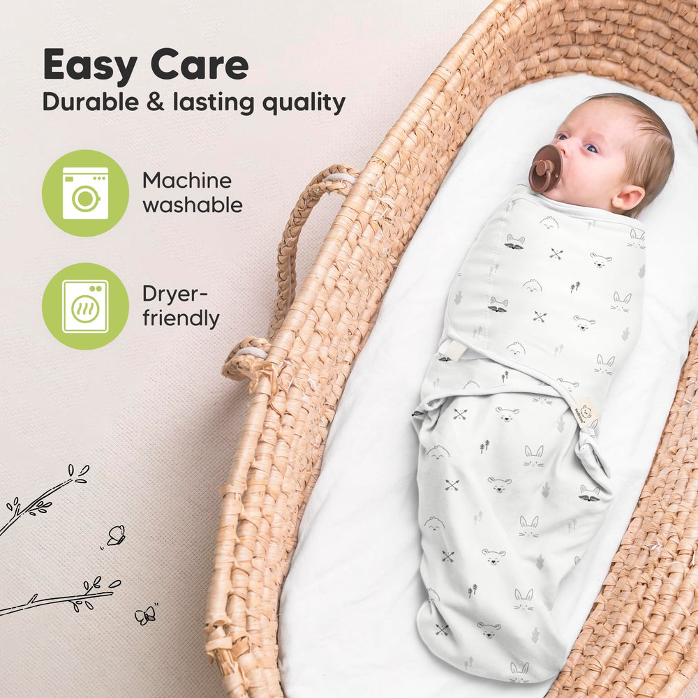 KeaBabies Swaddle Sack machine washable for easy cleaning