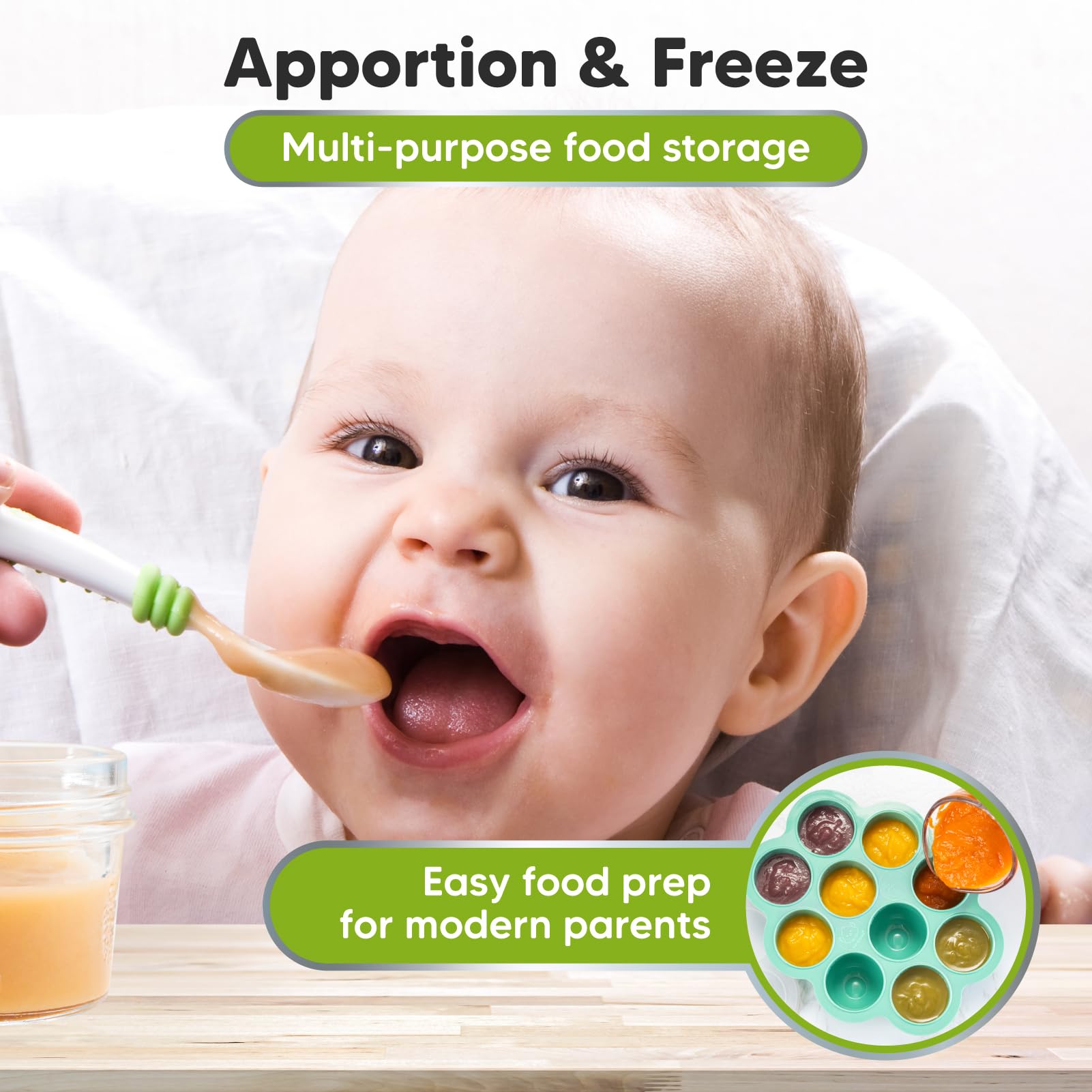 KeaBabies teething ice cubes and popsicles tray for relief.