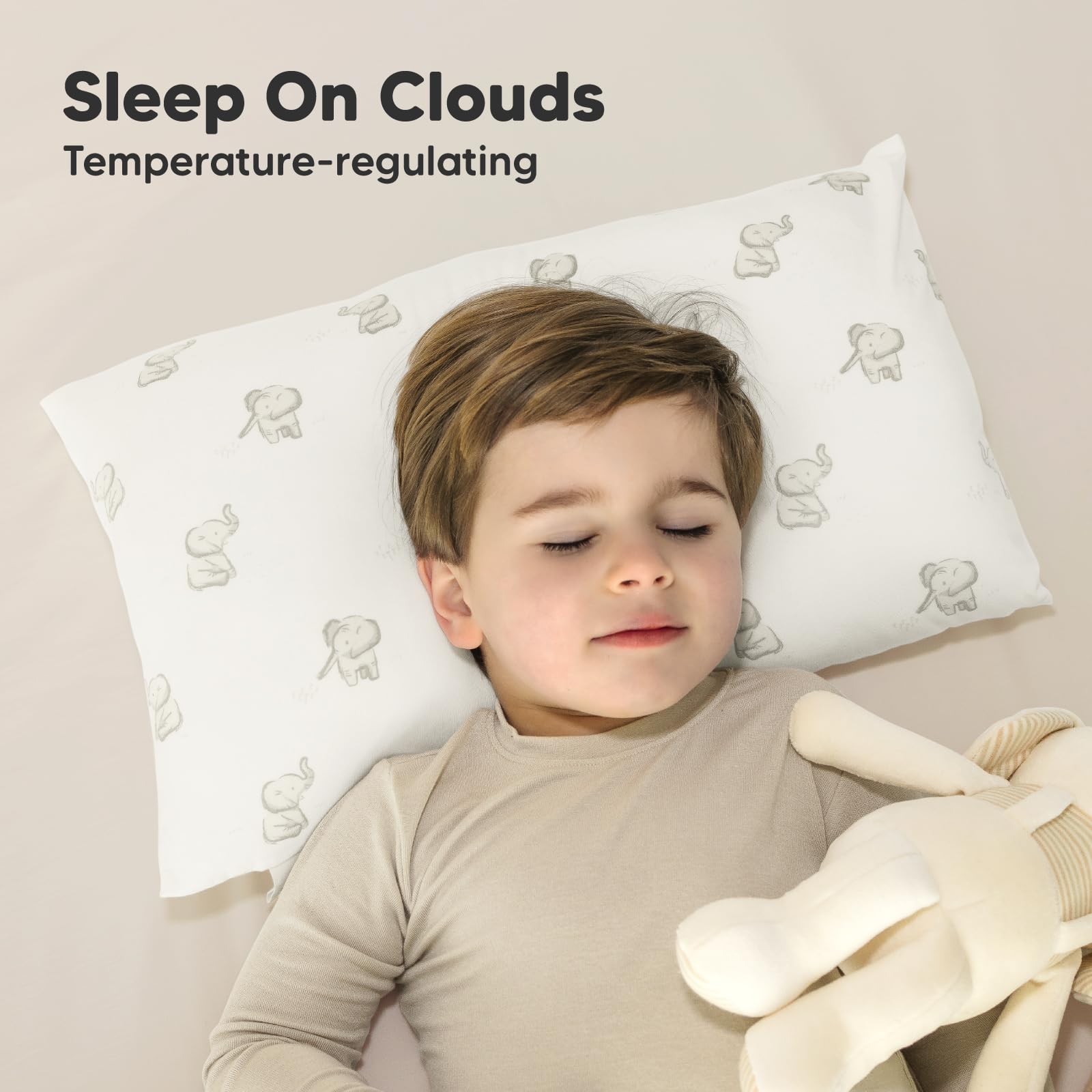 KeaBabies temperature-regulating pillow promotes comfortable rest for little ones