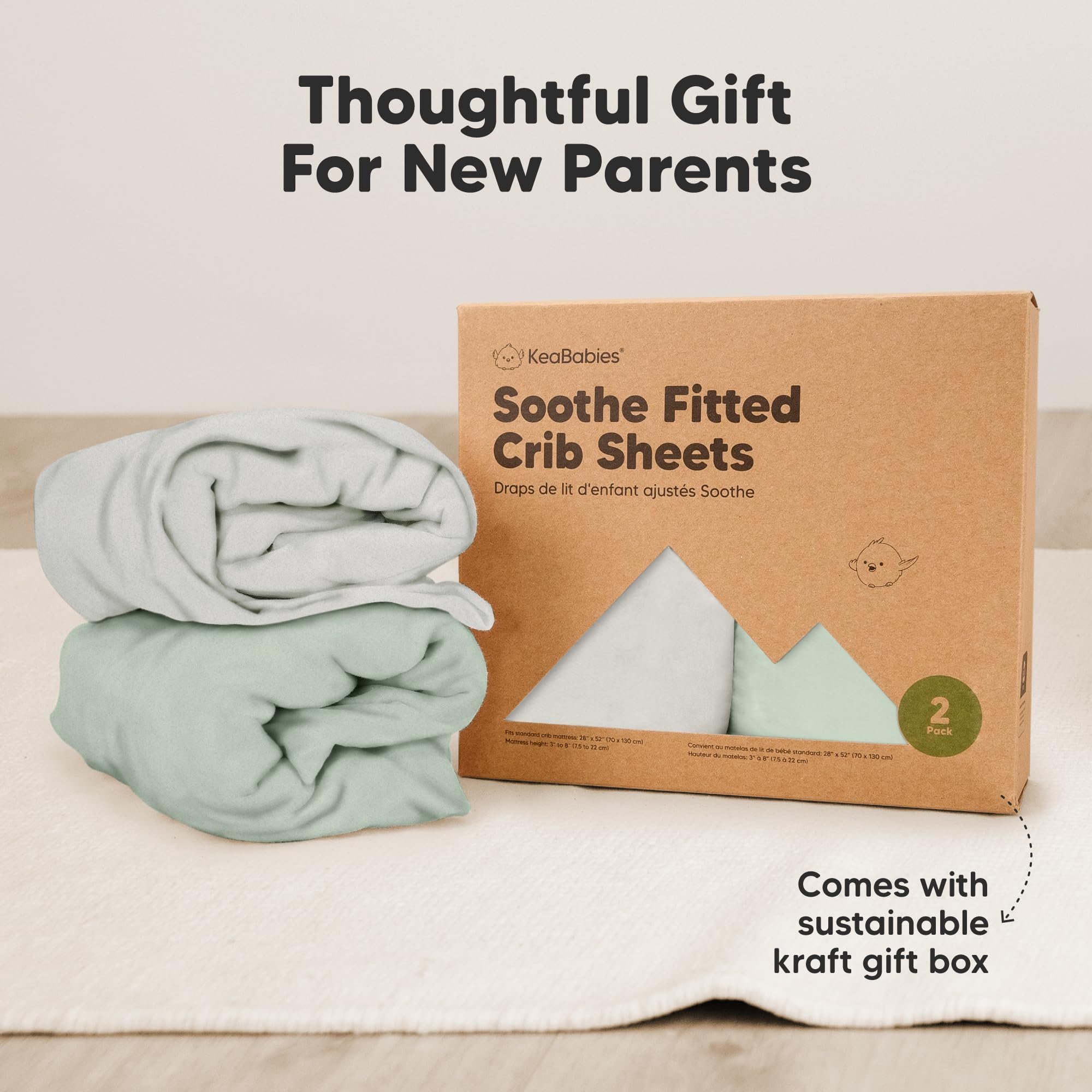 KeaBabies Toddler bed compatibility makes transitions easier.