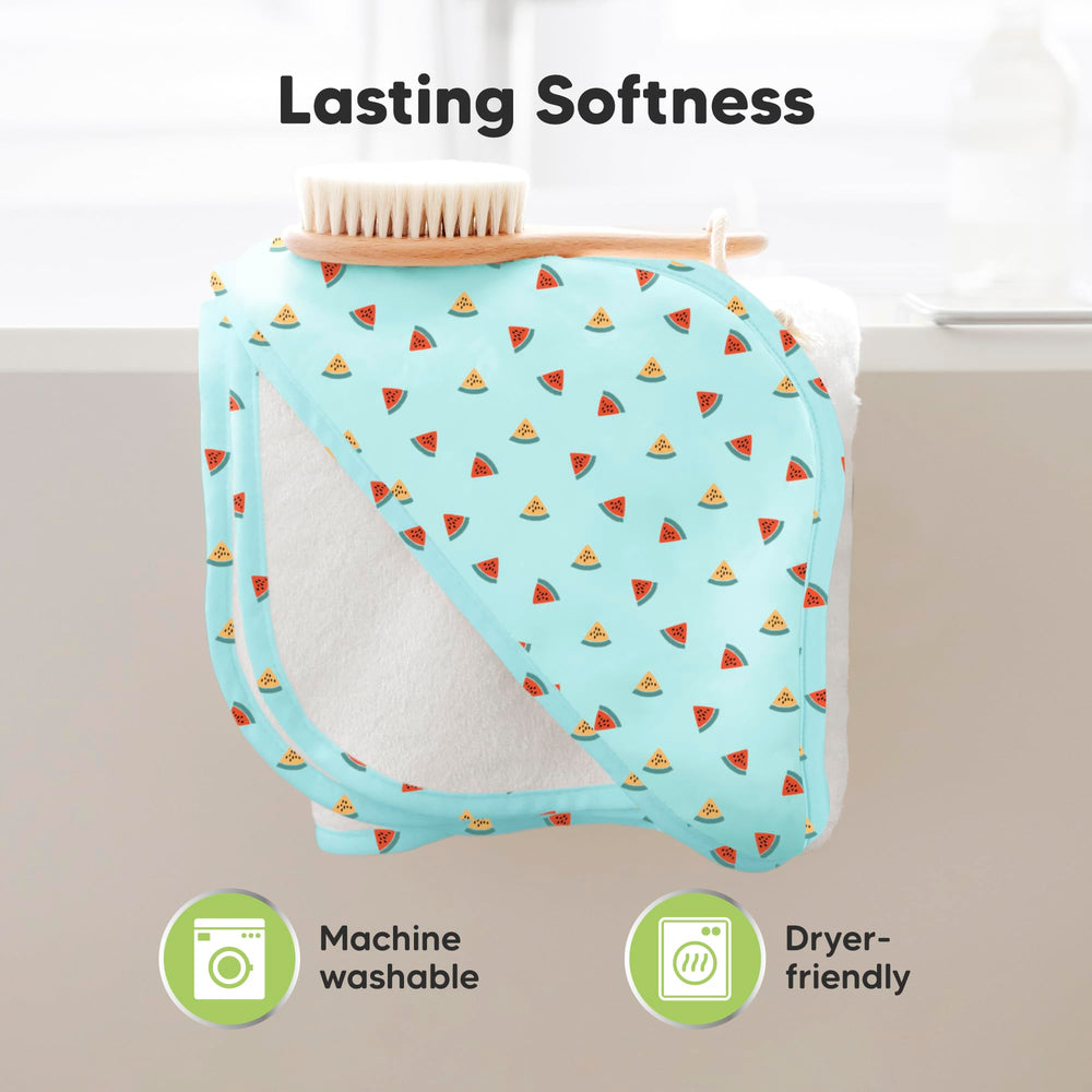 KeaBabies toddler-growth towel grows with child past infancy