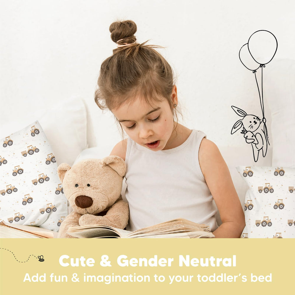 KeaBabies 13x18 pillow pairs with toddler beds for compact rest
