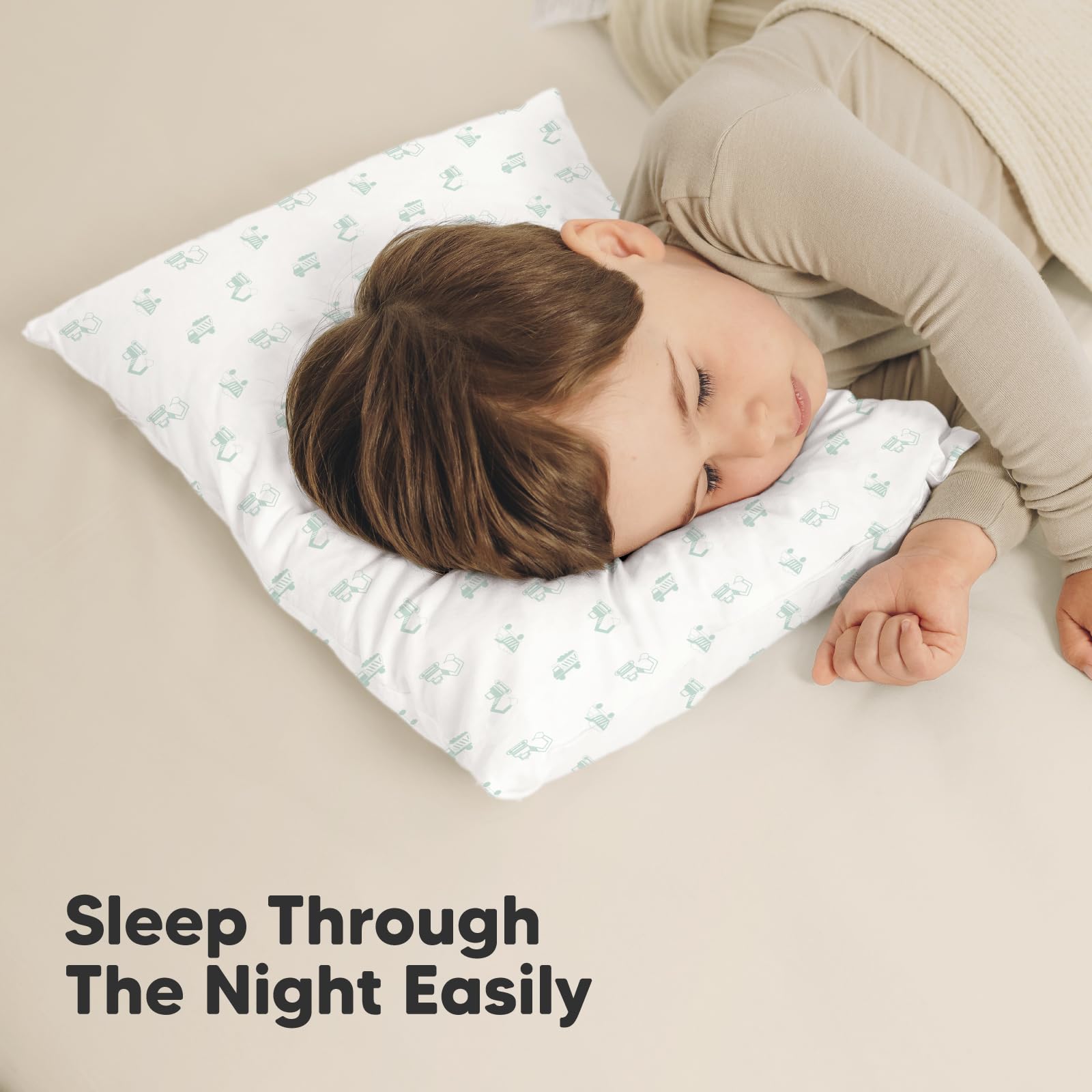 KeaBabies pillowcase sold separately to customize and protect the pillow.