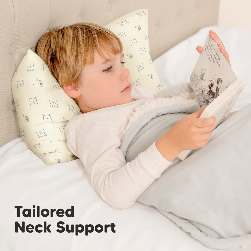 KeaBabies soft organic cotton pillow shell, breathable year-round comfort.