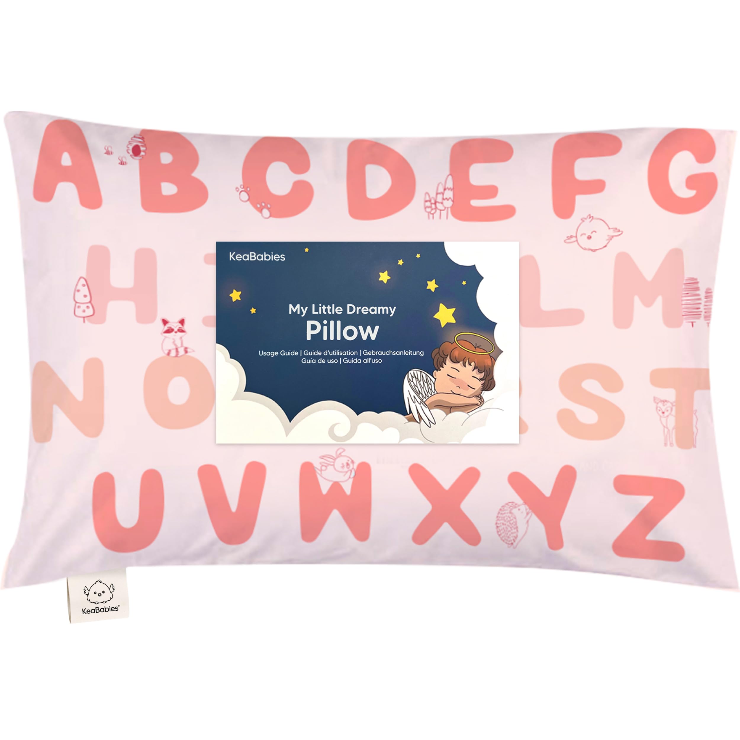 KeaBabies toddler pillow 13x18 for travel and nap time