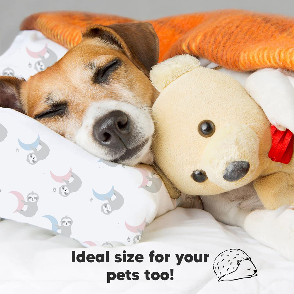 KeaBabies toddler pillow demonstrates gentle neck support for growing children.