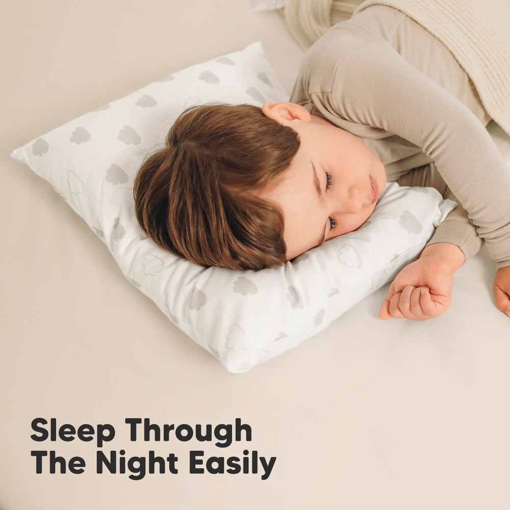 KeaBabies toddler pillow ideal for sleepovers and car rides.
