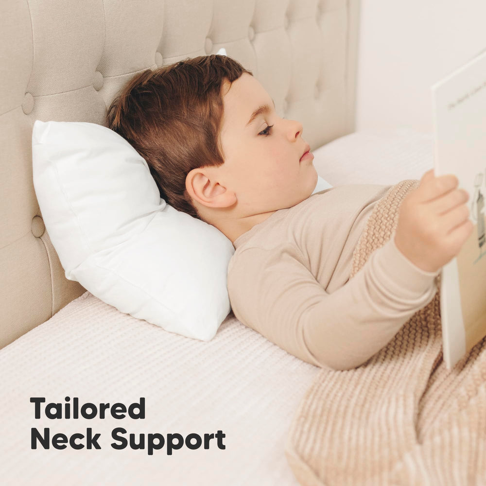 KeaBabies soft white pillow shell creates a cozy sleeping surface