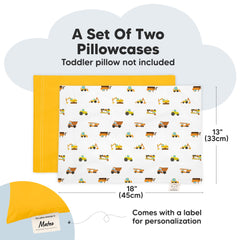 KeaBabies two-pack pillowcase with cute patterns for kids’ imagination