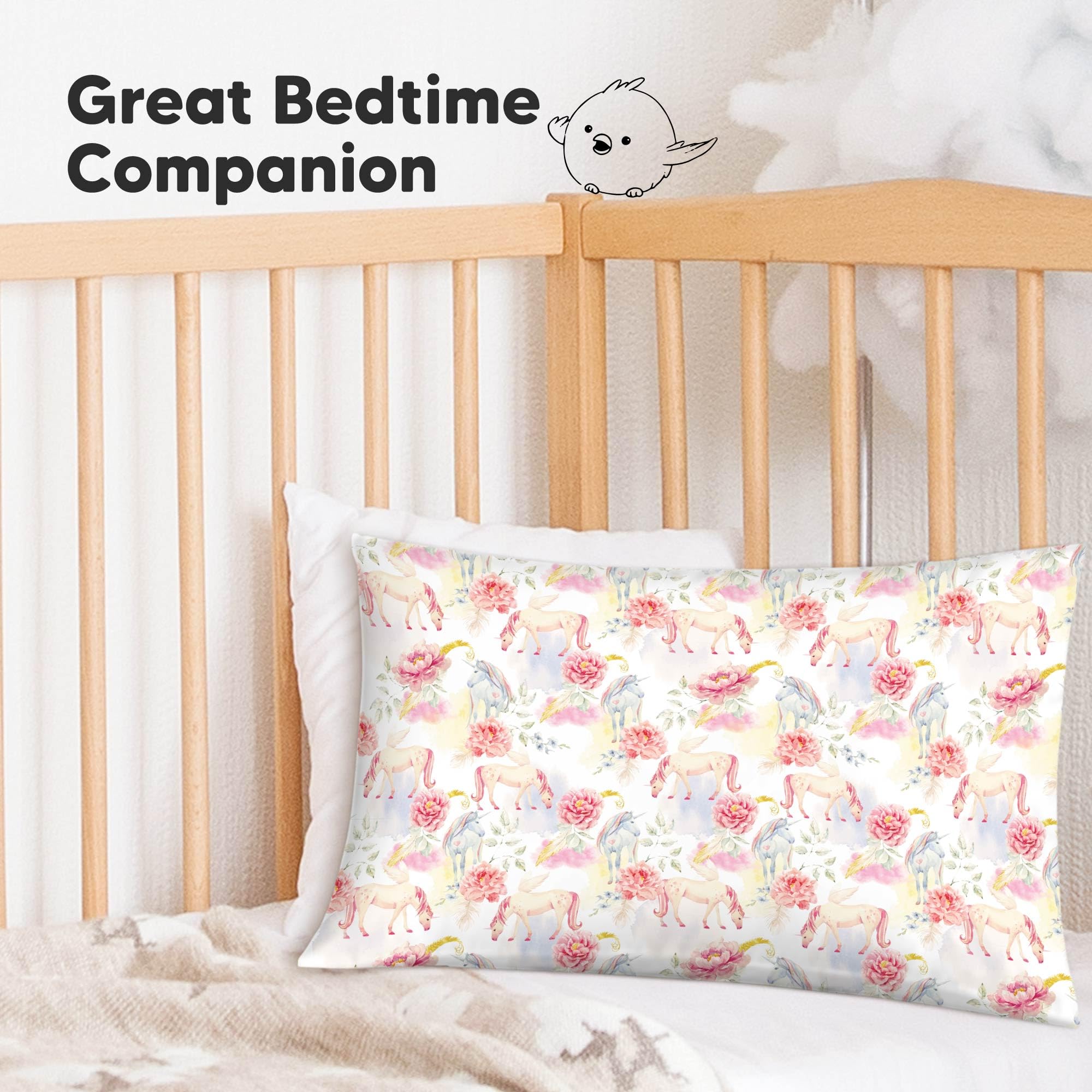 KeaBabies pillowcase suitable for home, school, and travel use.