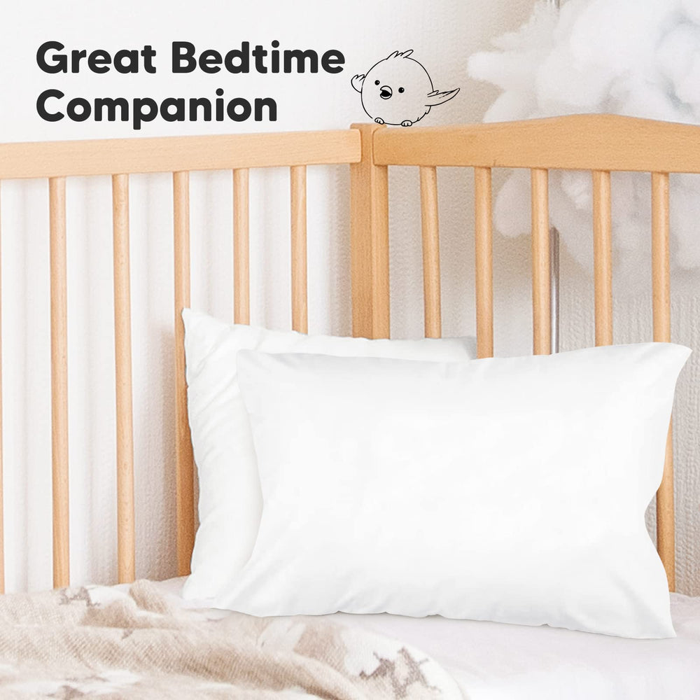 KeaBabies pillowcase home-use compatible with standard toddler pillows.