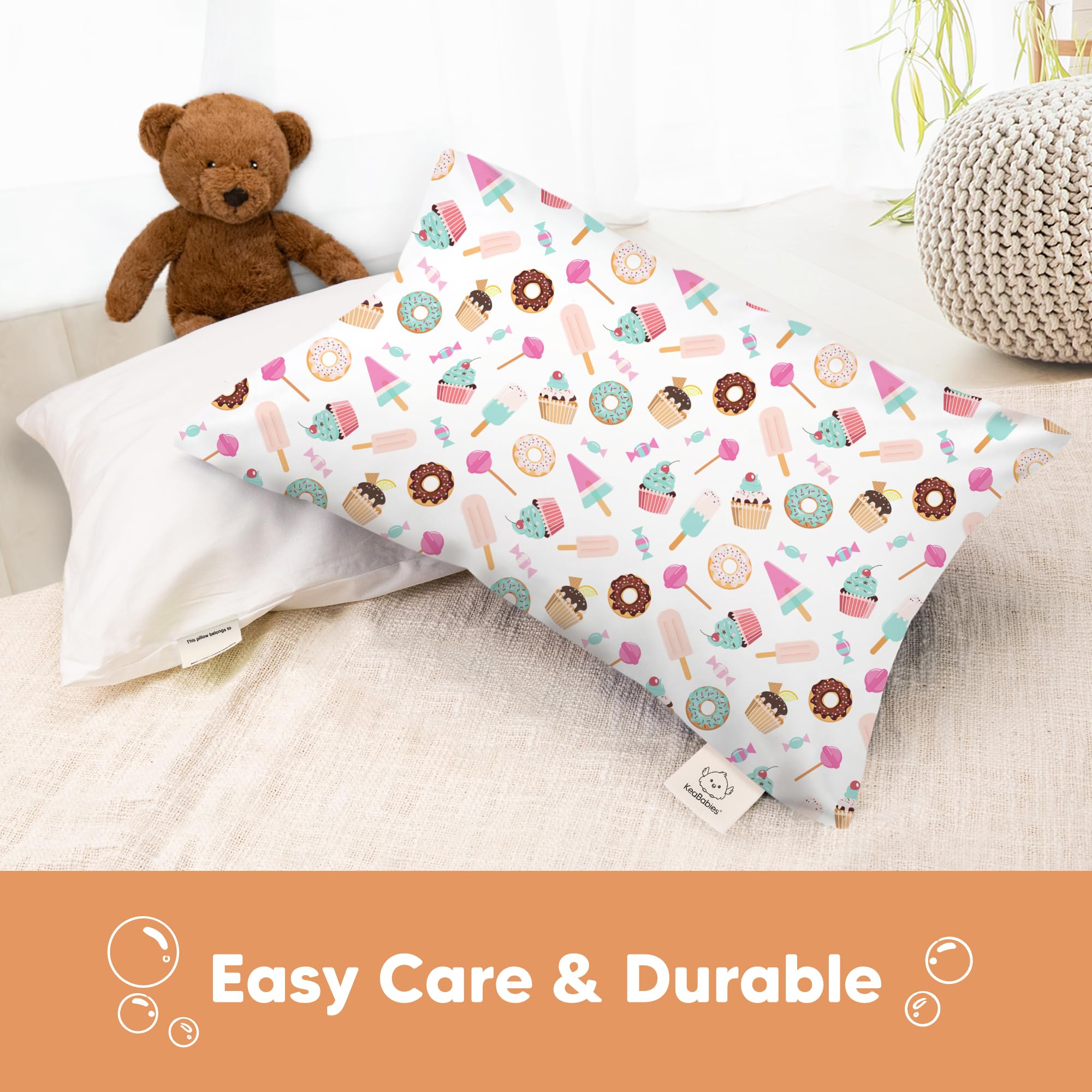 Machine washable and dryer friendly for busy families.