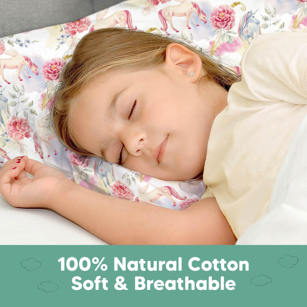 KeaBabies pillowcase with OEKO-TEX certified soft shell.