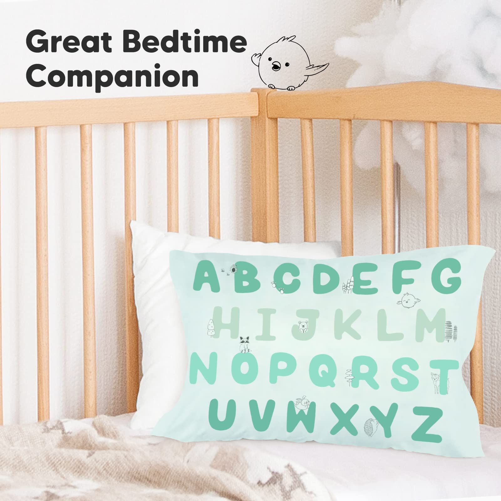 KeaBabies cute patterns pillowcase inspires imaginative bedtime.