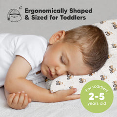 KeaBabies pillowcase with tractor print adds playful design while keeping pillow clean in machine wash