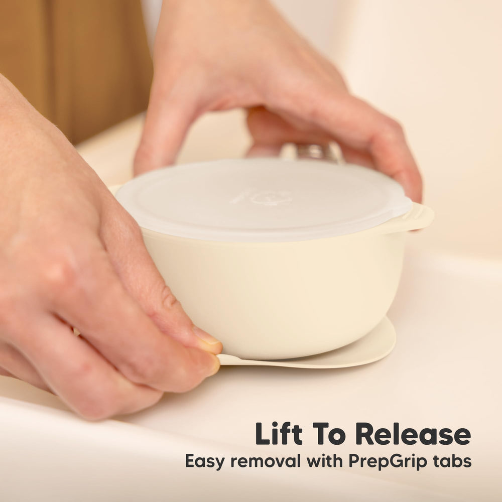 KeaBabies roseate color bowls add cheerful mealtime flair