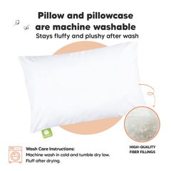 KeaBabies travel-ready pillow in bag illustrates compact, on-the-go nap support