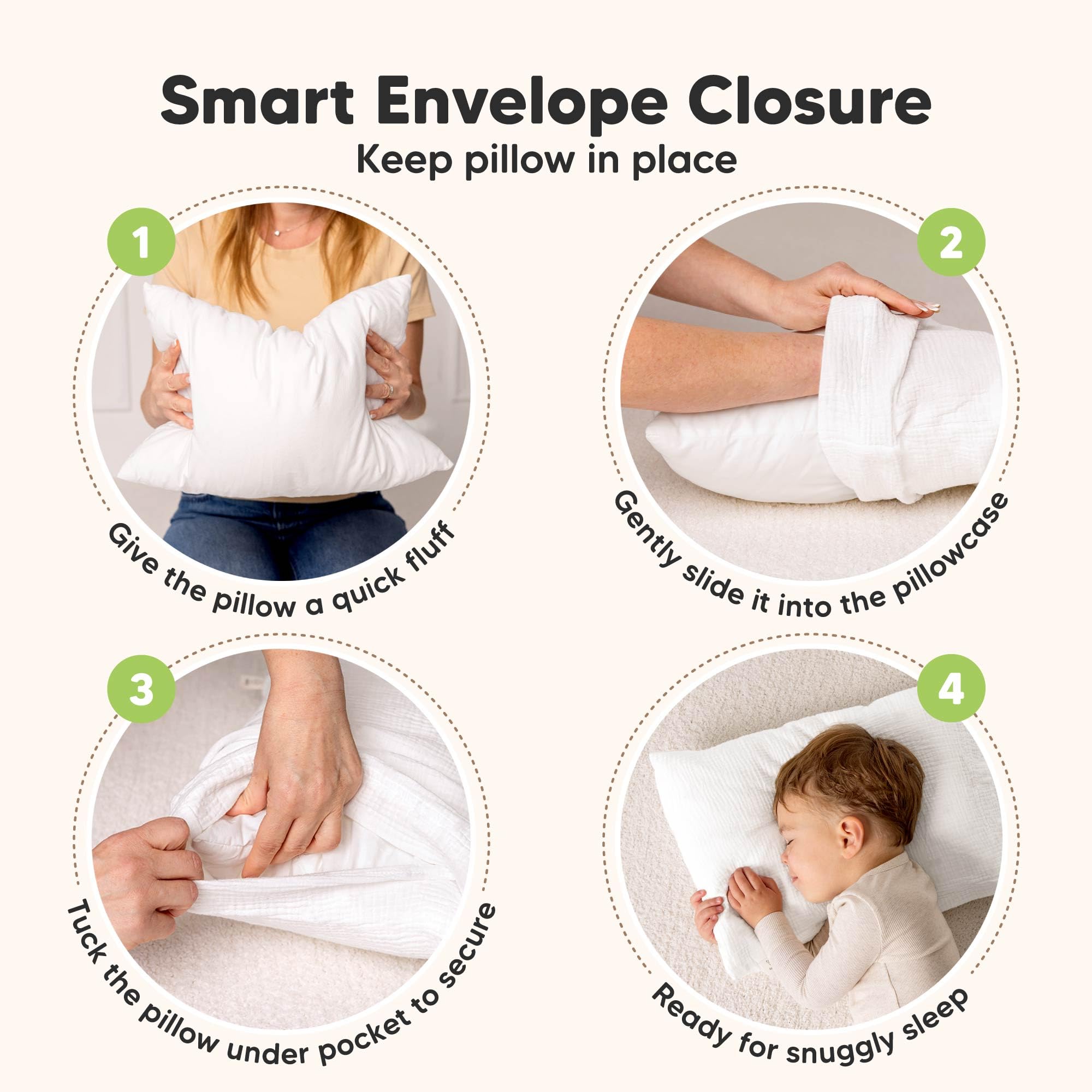 KeaBabies travel pillowcase cover ideal for preschool sleepovers and trips.