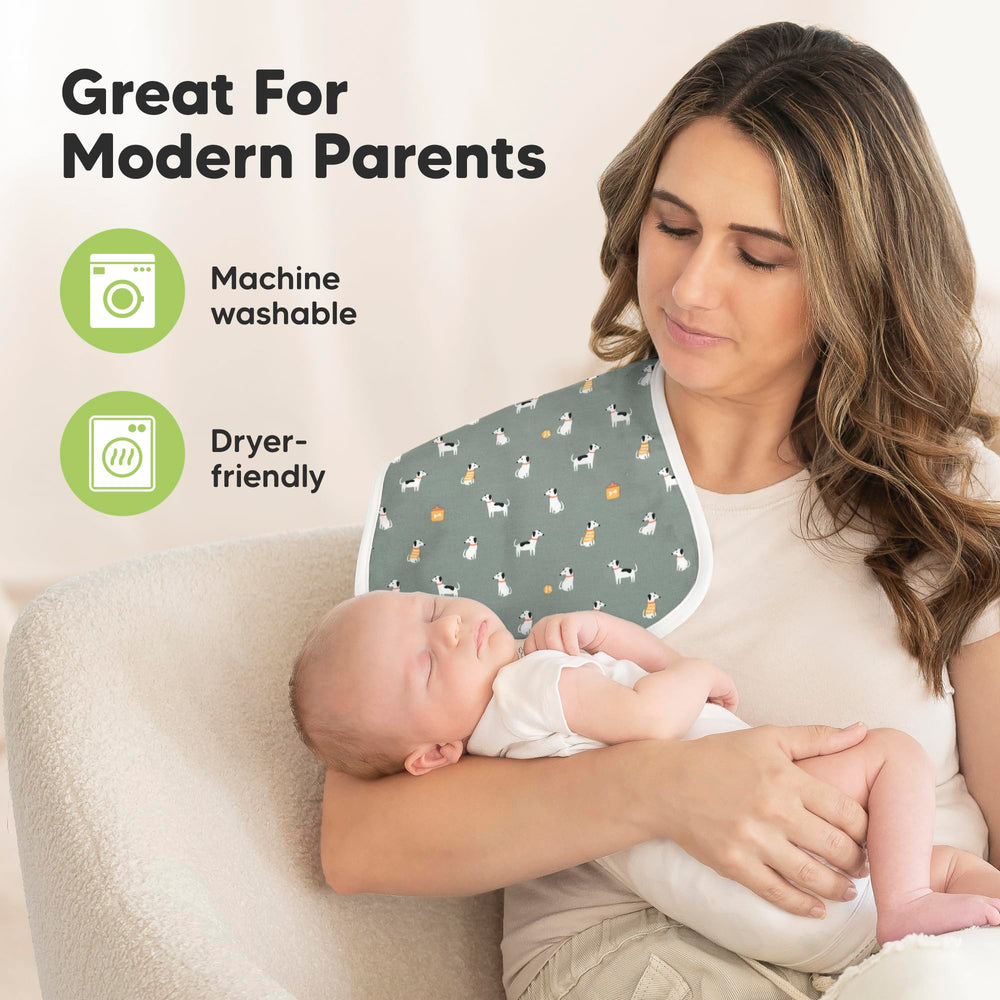 KeaBabies travel ready burp cloths convenient on the go