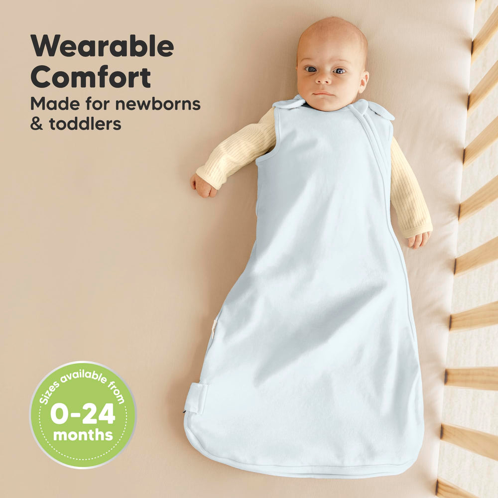 KeaBabies Glacier two-pack sleep sacks, convenient set for busy mornings