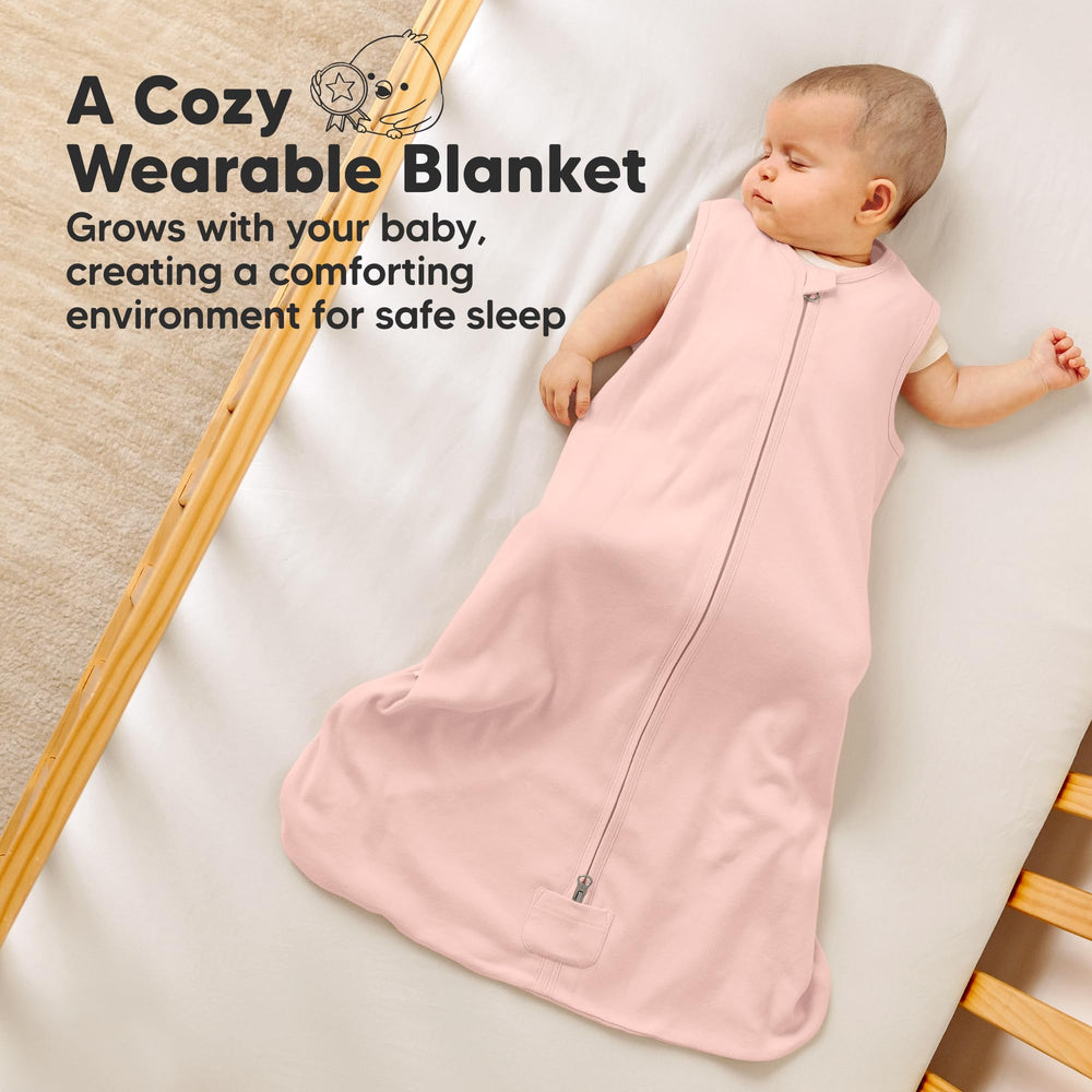 KeaBabies two way zipper design enables easy night time changes