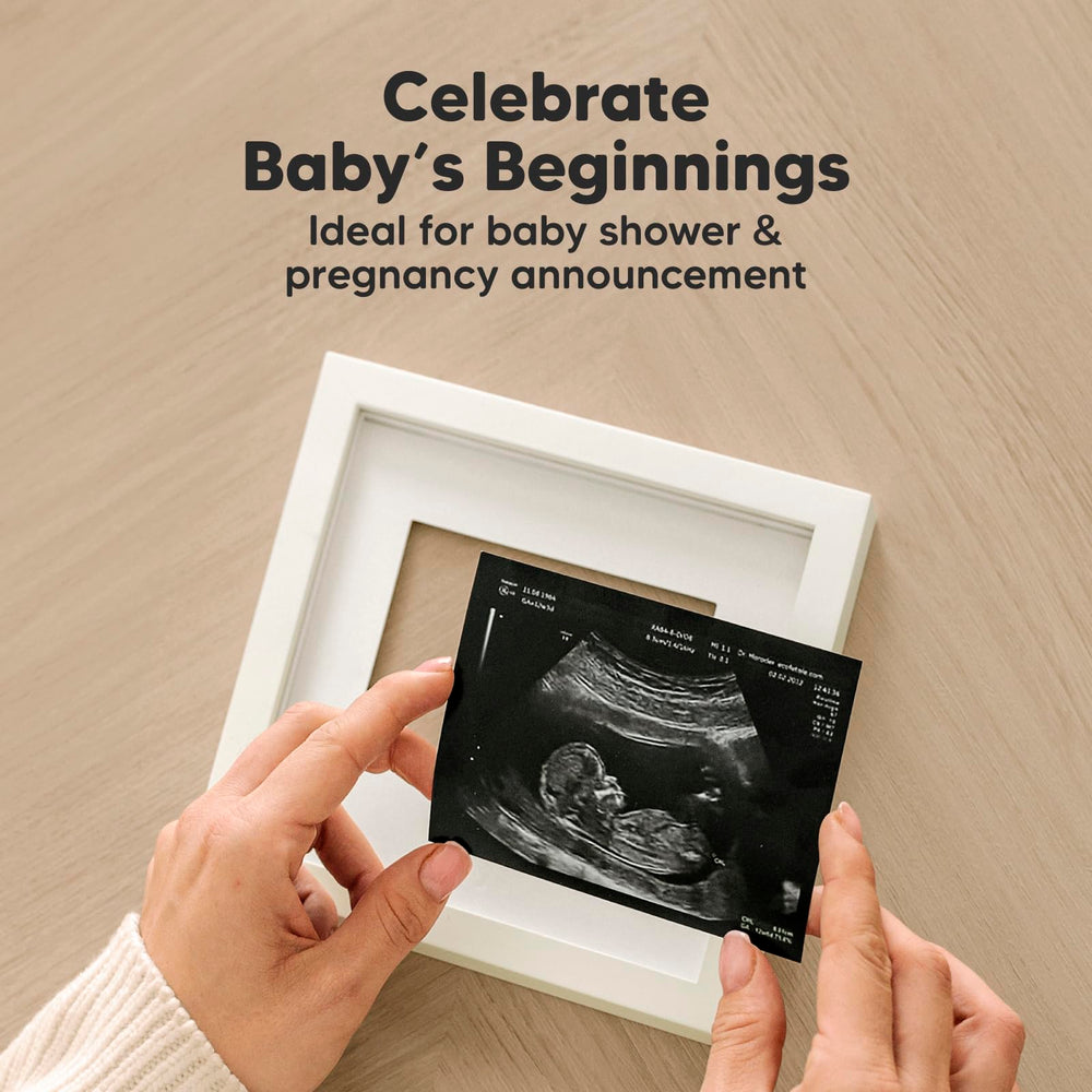KeaBabies Ultrasound Frame for gender reveal announcements and keepsakes