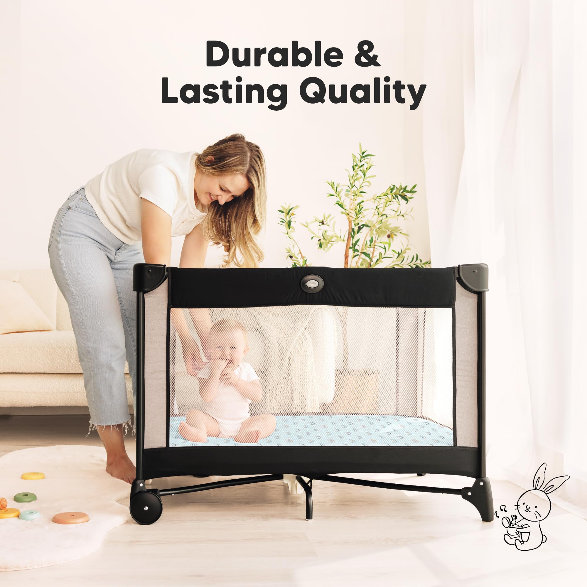 Keababies versatile sheets fitting various pack n play mattresses