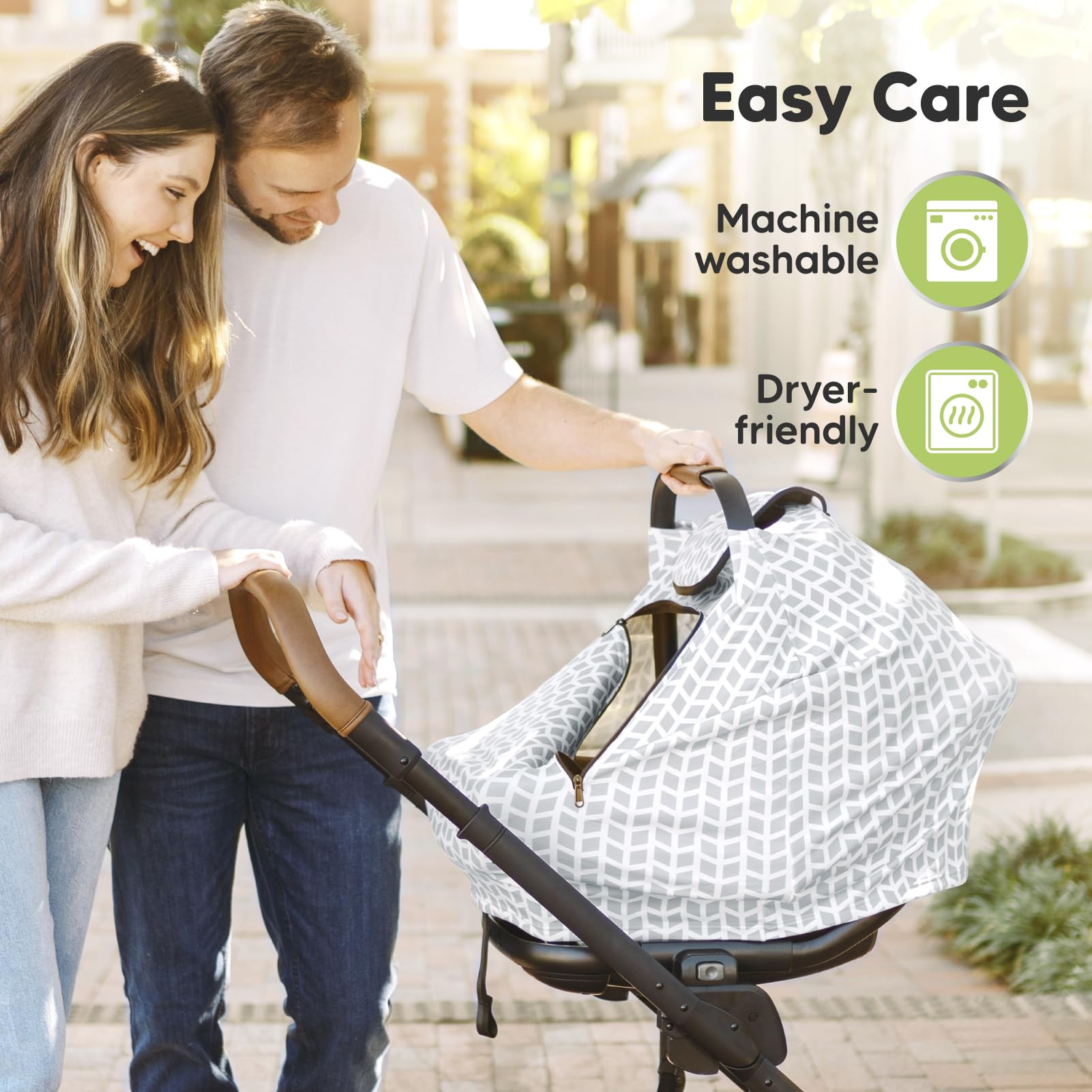 KeaBabies Warmzy dual-layer fabric balances warmth and breathability.