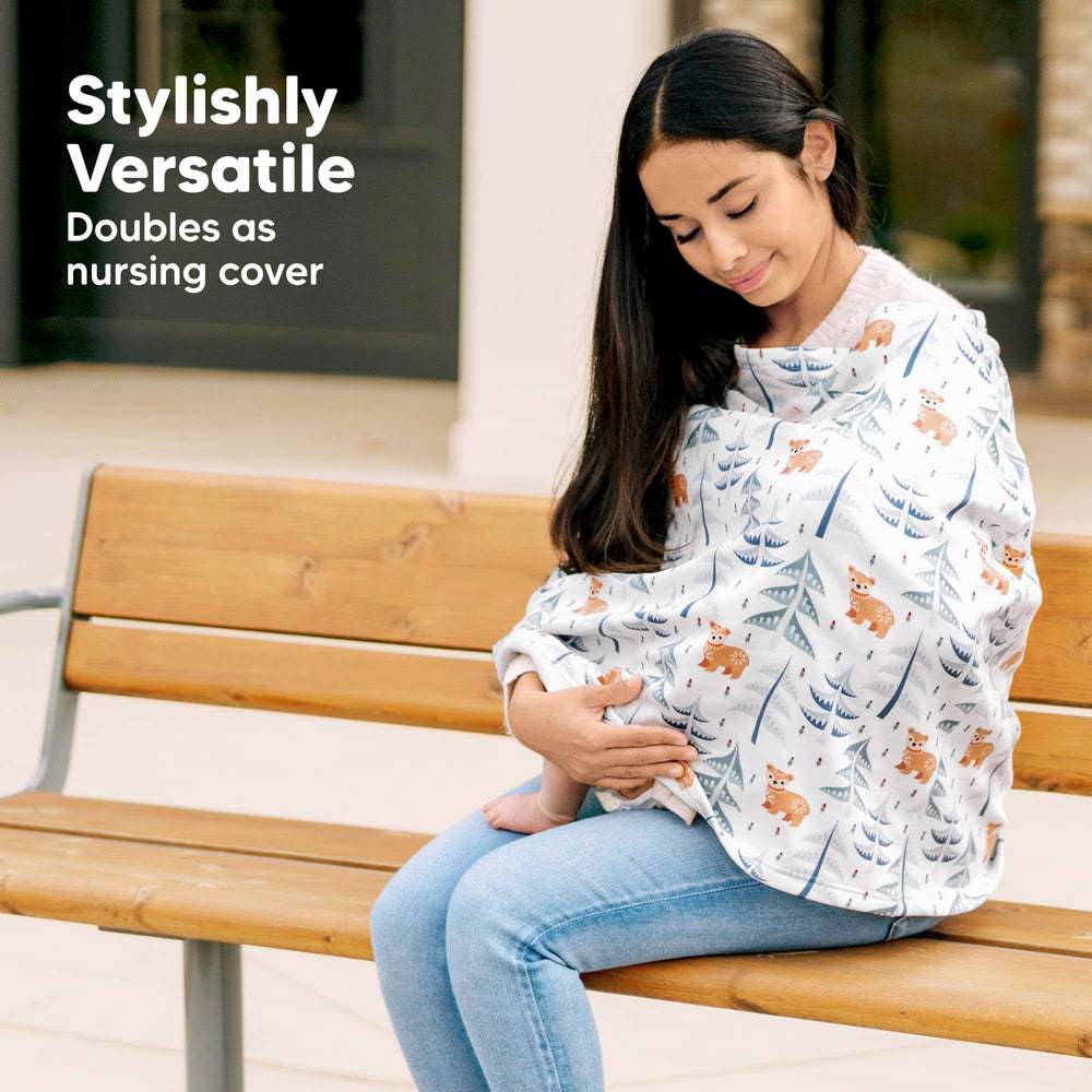 KeaBabies indigo color option provides soft texture for comfort.
