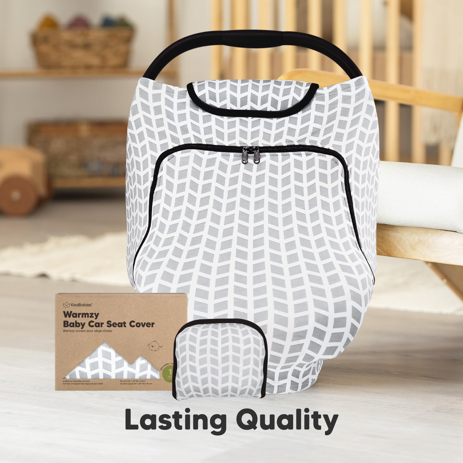 KeaBabies Warmzy lightweight travel essential for daily outings.