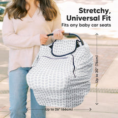 KeaBabies Warmzy privacy window provides undisturbed naptime on the go.