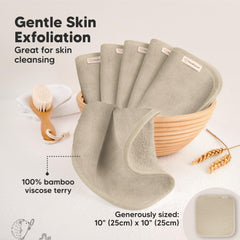 KeaBabies washcloths safe for babies and toddlers.
