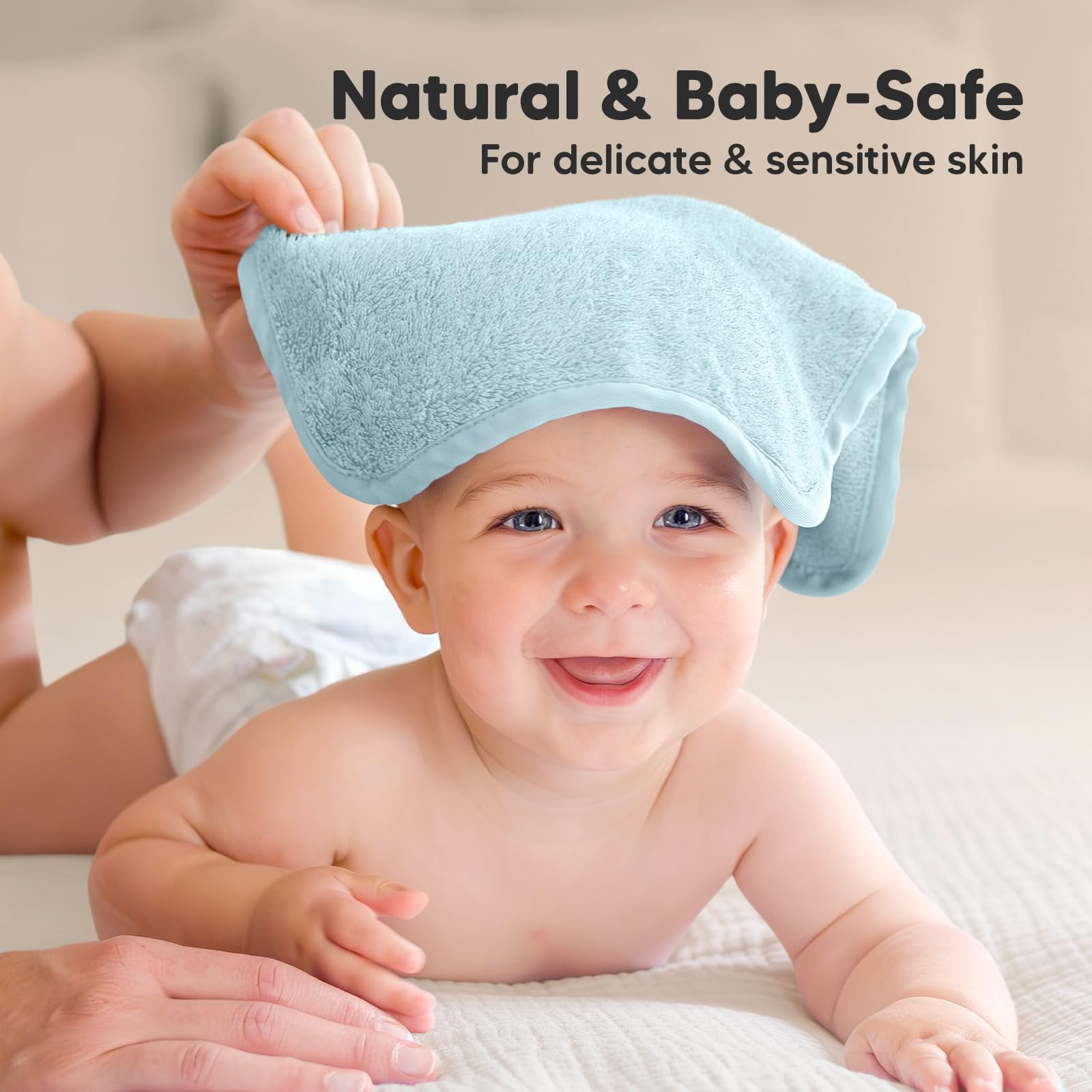 KeaBabies cloths are machine washable and dryer friendly for busy parents.