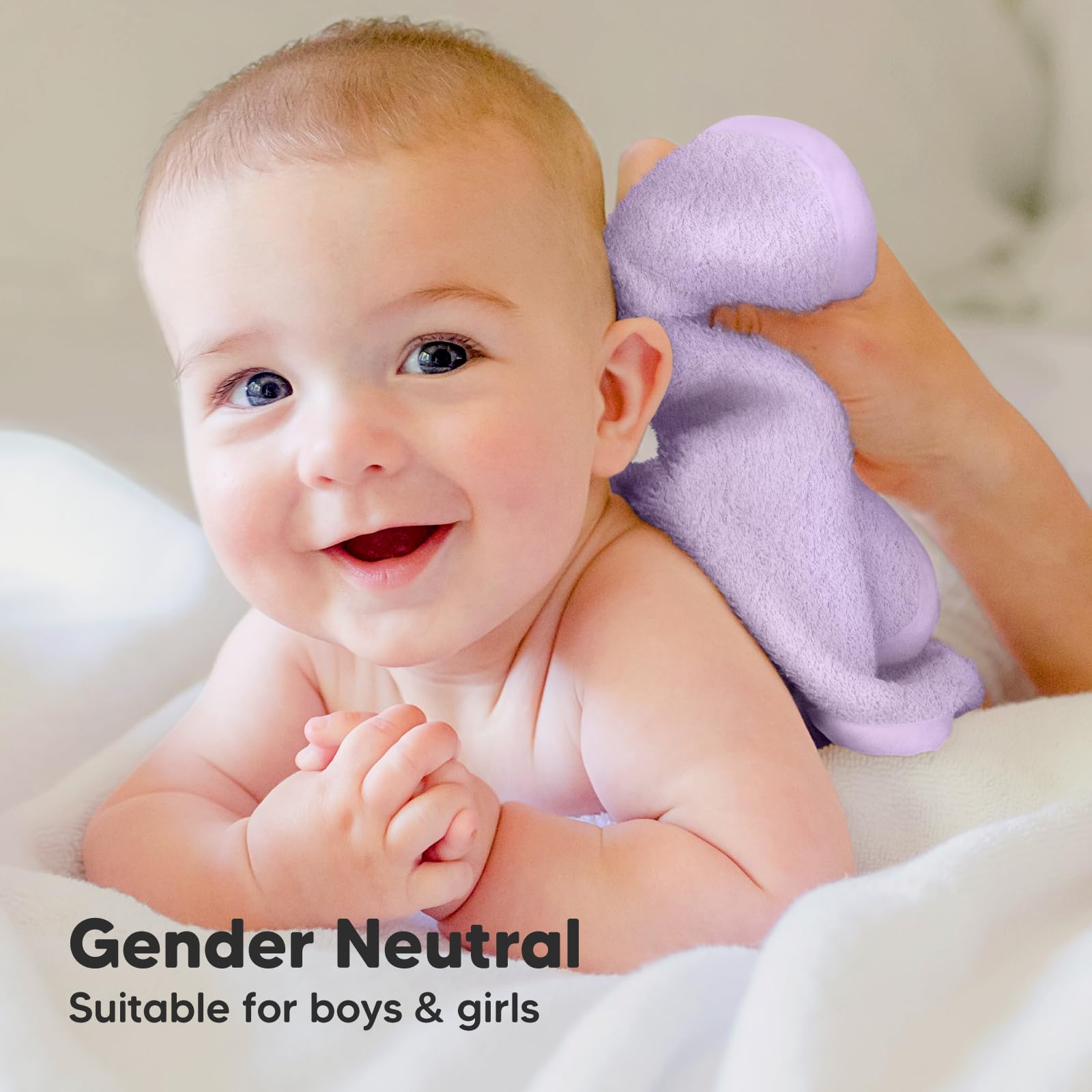KeaBabies toddler bath using soft washcloths