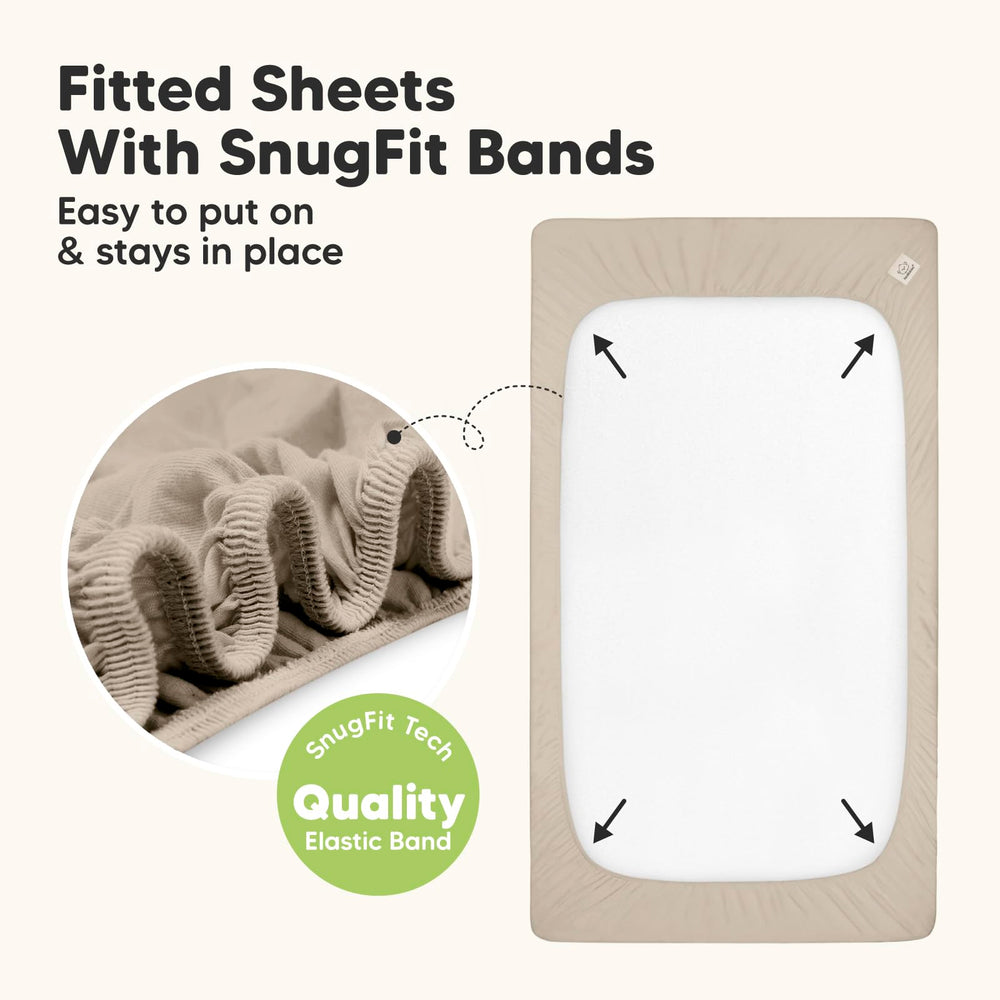 KeaBabies crib sheet is machine washable for easy cleanup