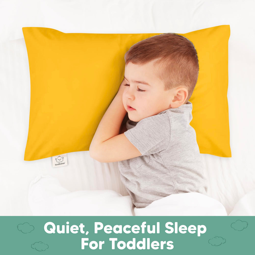 Keababies envelope-closure pillowcase secures pillows for a comfy night.