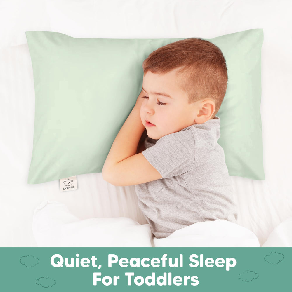KeaBabies waterproof inner layer provides quiet protection for smoother sleep.