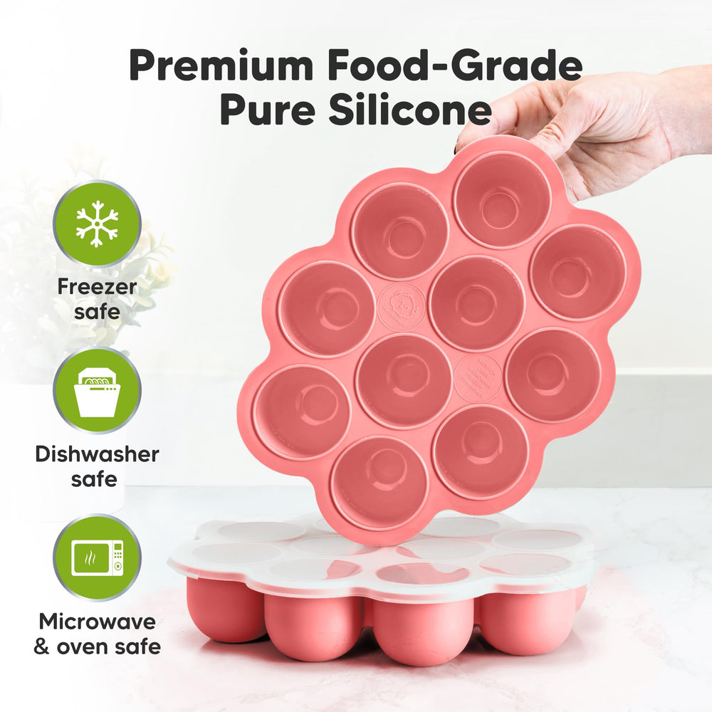 KeaBabies wide-base nonspill design prevents spills during prep and transfer.