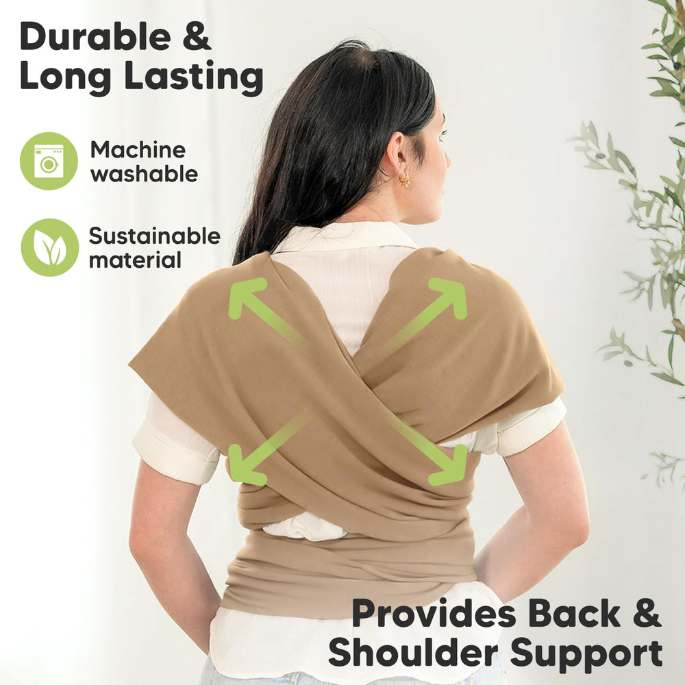 KeaBabies wrap: enables hands-free bonding on the go.
