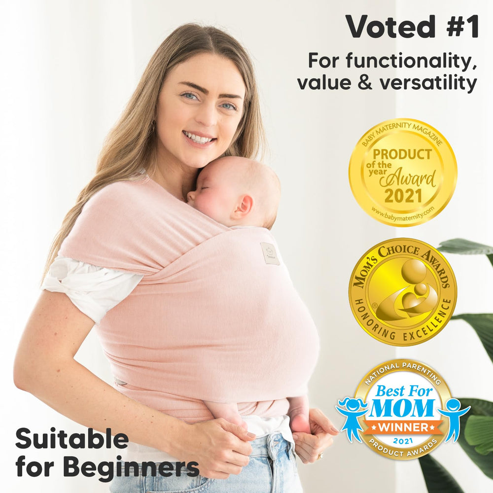 KeaBabies wrap-hands-free-bonding: enjoy strolls with baby securely snuggled.