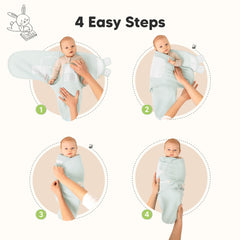 Sturdy stitching on KeaBabies Wren Swaddle demonstrates durable construction