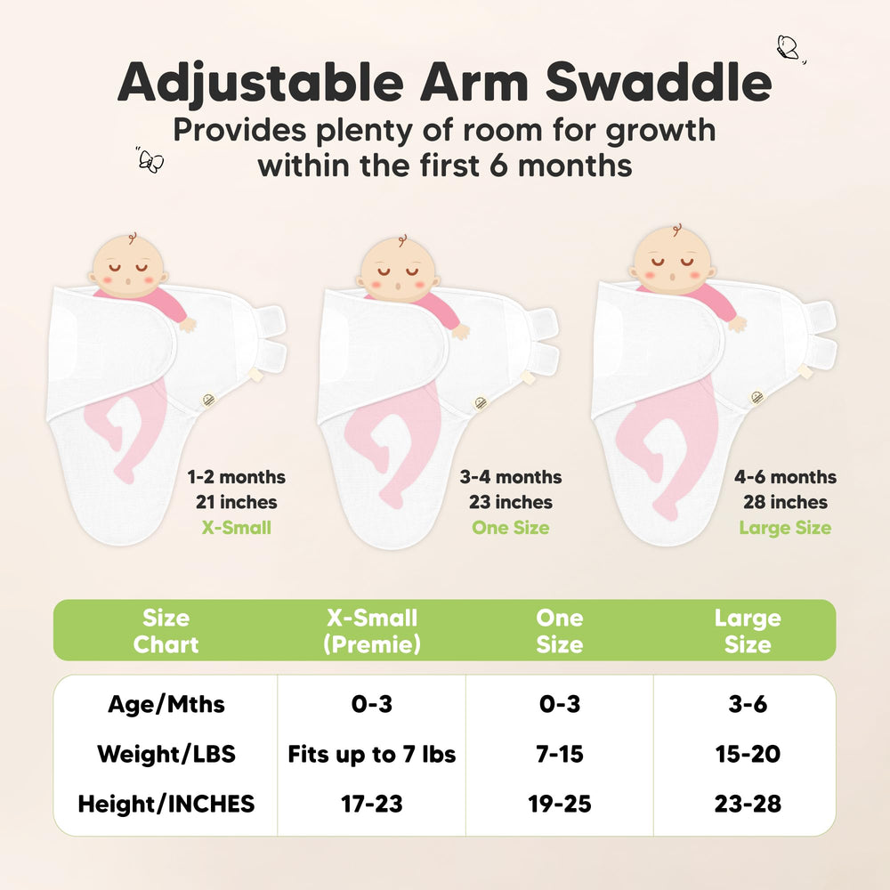 KeaBabies Wren Swaddle in a nursery setup illustrating all-season use