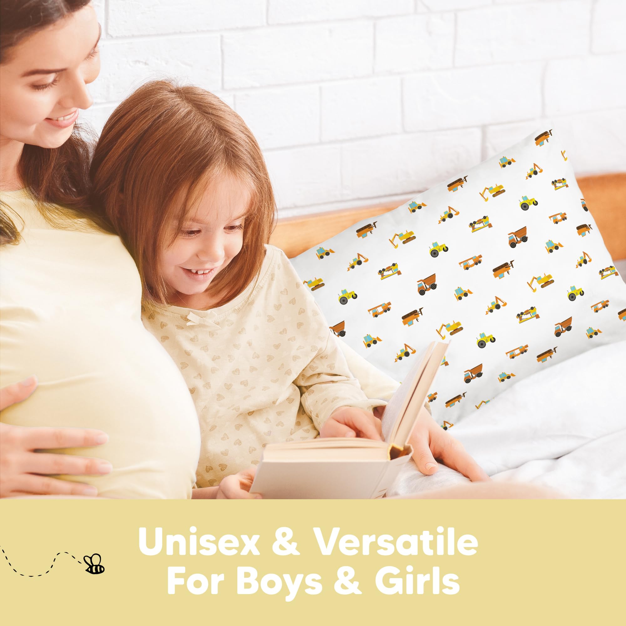 KeaBabies breathable cotton pillowcase offers year-round comfort