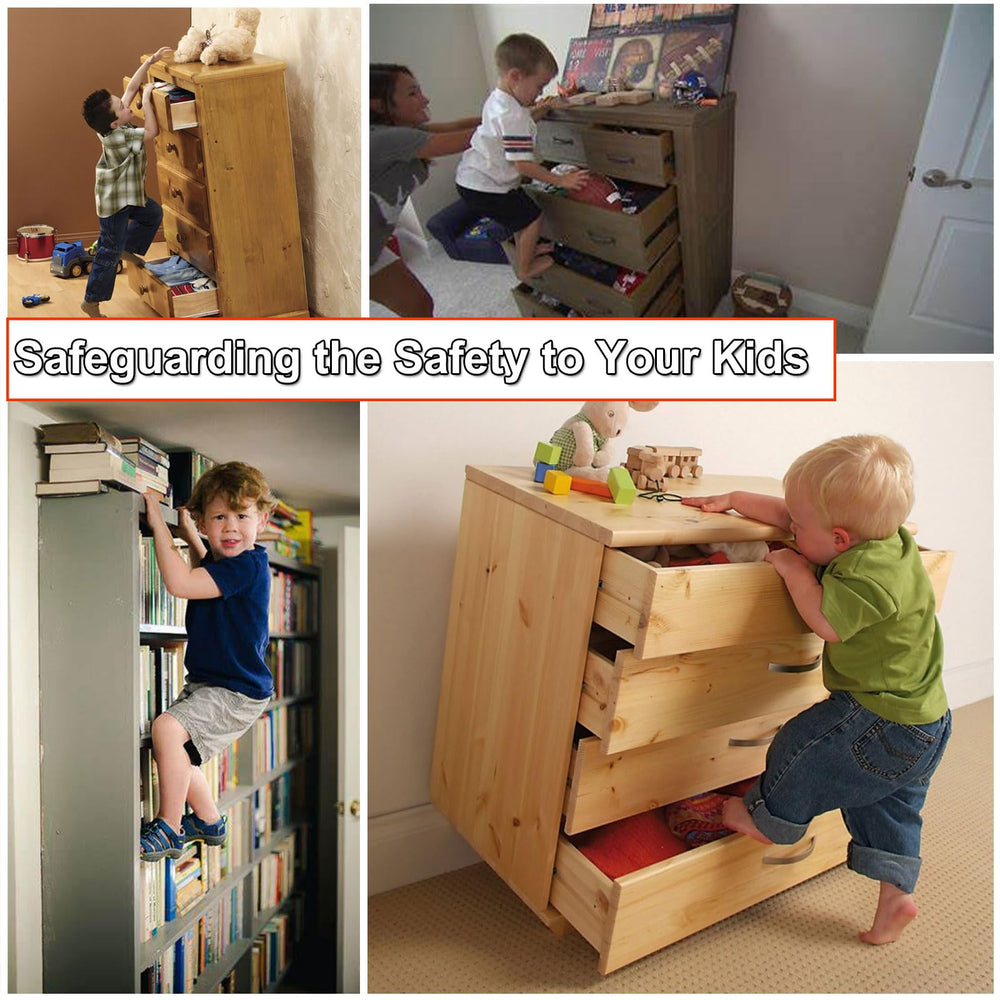 Keathdear anti-tip anchors for cabinets stabilize storage for safer spaces